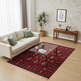 Handknuten Ariana Oriental Ziegler/Kazak rug from Orientmattor, 239 x 174 cm with intricate traditional patterns.