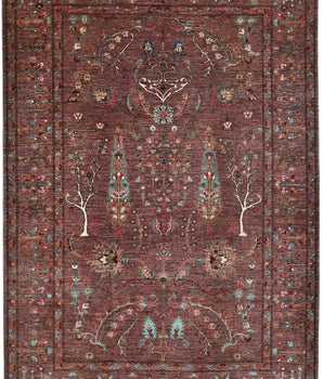 Handwoven Ariana Oriental Ziegler/Kazak rug from Orientmattor, 240x183 cm with intricate traditional design.
