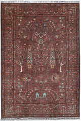 Handwoven Ariana Oriental Ziegler/Kazak rug from Orientmattor, 240x183 cm with intricate traditional design.