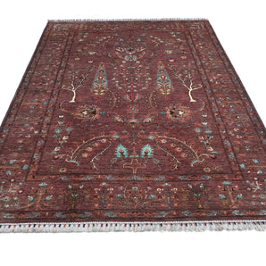 Orientmattor Ariana Oriental handwoven Ziegler/Kazak rug, 240 x 183 cm with intricate traditional patterns