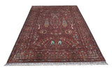 Orientmattor Ariana Oriental handwoven Ziegler/Kazak rug, 240 x 183 cm with intricate traditional patterns