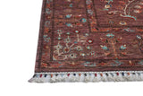 Handknuten Ariana Oriental Ziegler/Kazak rug by Orientmattor, 240 x 183 cm, detailed traditional woven design.