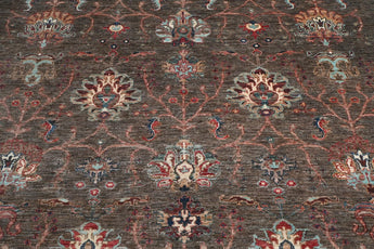 Handknuten Ariana Oriental Ziegler/Kazak rug in 242x180 cm with intricate patterns, crafted by Orientmattor.