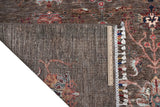 Handwoven Ariana Oriental Ziegler/Kazak rug, 242x180 cm, featuring intricate traditional patterns and rich colors.