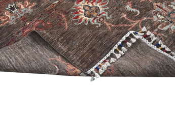 Handwoven Ariana Oriental Ziegler/Kazak rug from Orientmattor, 242 x 180 cm with intricate traditional patterns.