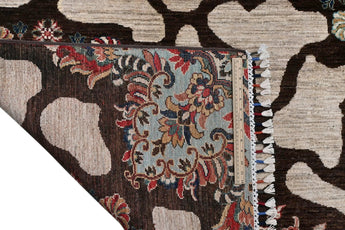 Handknuten Ariana Oriental Ziegler/Kazak rug, 244 x 179 cm, with intricate patterns and rich colors, by Orientmattor.