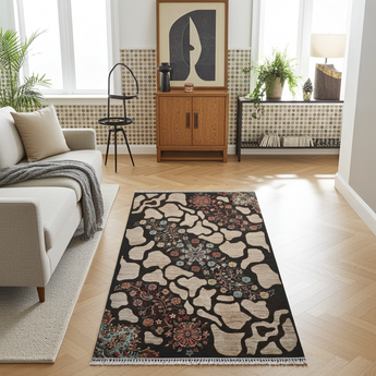 Orientmattor handmade Ariana Oriental Ziegler/Kazak rug, 244 x 179 cm, featuring intricate traditional patterns in warm tones.