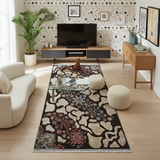 Handwoven Ariana Oriental Ziegler/Kazak rug from Orientmattor, 244 x 179 cm, with intricate traditional patterns.