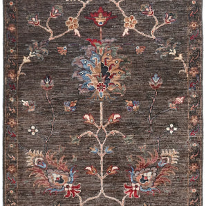 Handknuten Ariana Oriental Ziegler/Kazak rug, 244 x 82 cm, with intricate patterns and warm colors, from Orientmattor.