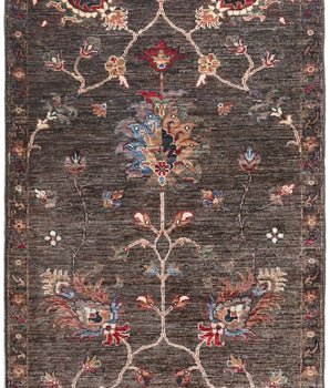 Handknuten Ariana Oriental Ziegler/Kazak rug, 244 x 82 cm, with intricate patterns and warm colors, from Orientmattor.