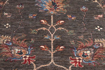 Handknuten Ariana Oriental Ziegler/Kazak rug, 244 x 82 cm, with intricate patterns and rich colors, from Orientmattor.