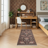 Handknuten Ariana Oriental Ziegler/Kazak rug, 244 x 82 cm, with intricate patterns and rich colors, from Orientmattor.