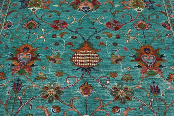 Handwoven Ariana Oriental Ziegler/Kazak rug, 253x174 cm, with intricate patterns and rich colors, from Orientmattor.