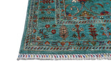 Handwoven Ariana Oriental Ziegler/Kazak rug, 253x174 cm, with intricate traditional patterns and vibrant colors.