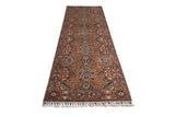 Orientmattor Handknuten Ariana Oriental Ziegler/Kazak rug, 253x81 cm with intricate patterns and vibrant colors.