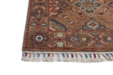 Handwoven Ariana Oriental Ziegler/Kazak rug, 253x81 cm with intricate patterns, by Orientmattor.