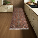 Handknuten Ariana Oriental rug in Ziegler/Kazak style, 253x81 cm, with intricate patterns and rich colors from Orientmattor.