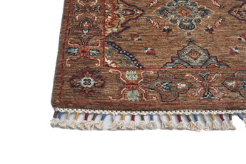 Handwoven Ariana Oriental Ziegler/Kazak rug from Orientmattor, 253 x 83 cm with intricate patterns and rich colors.