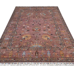 Handwoven Ariana Oriental Ziegler/Kazak rug by Orientmattor, 258x171 cm, featuring intricate traditional patterns.