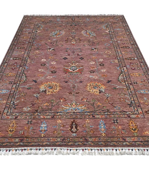 Handwoven Ariana Oriental Ziegler/Kazak rug by Orientmattor, 258x171 cm, featuring intricate traditional patterns.