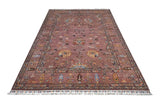 Handwoven Ariana Oriental Ziegler/Kazak rug by Orientmattor, 258x171 cm, featuring intricate traditional patterns.