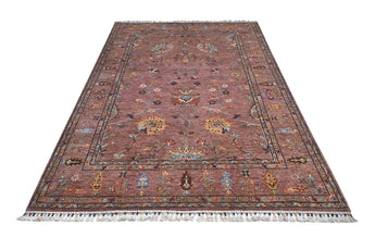Handwoven Ariana Oriental Ziegler/Kazak rug by Orientmattor, 258x171 cm, featuring intricate traditional patterns.