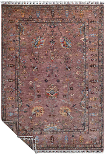 Handknuten Ariana Oriental Ziegler/Kazak rug, 258 x 171 cm, featuring intricate traditional patterns and rich colors.