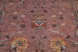 Handknuten Ariana Oriental Ziegler/Kazak rug, 258 x 171 cm, with intricate traditional patterns and rich colors.