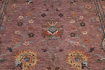 Handknuten Ariana Oriental Ziegler/Kazak rug, 258 x 171 cm, with intricate traditional patterns and rich colors.
