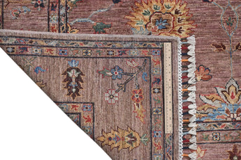 Handknuten Ariana Oriental Ziegler/Kazak rug by Orientmattor, 258x171 cm, showcasing intricate traditional patterns and rich colors.