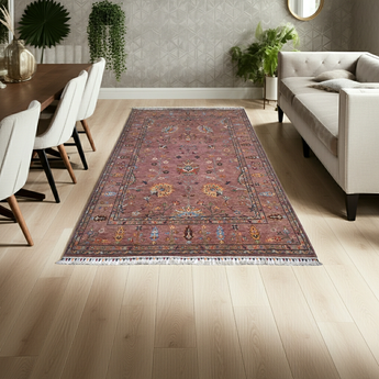 Handwoven Ariana Oriental Ziegler/Kazak rug by Orientmattor, 258 x 171 cm with intricate patterns and rich colors.