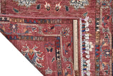 Handknuten Ariana Oriental Ziegler/Kazak rug from Orientmattor, 265x86 cm, featuring intricate traditional patterns.