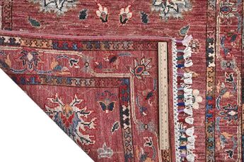 Handknuten Ariana Oriental Ziegler/Kazak rug from Orientmattor, 265x86 cm, featuring intricate traditional patterns.