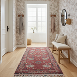 Handwoven Ariana Oriental Ziegler/Kazak rug from Orientmattor, 265 x 86 cm, showcasing intricate patterns and vibrant colors.