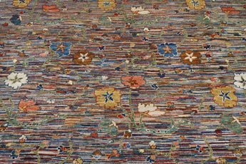 Handknuten Ariana Oriental Ziegler/Kazak rug by Orientmattor, 269x177 cm with intricate traditional patterns.