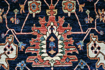 Handknuten Ariana Oriental Ziegler/Kazak rug, 271x185 cm, with intricate patterns, by Orientmattor.