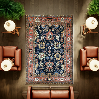 Handknuten Ariana Oriental Ziegler/Kazak rug by Orientmattor, 271 x 185 cm, showcasing intricate traditional patterns and rich colors.