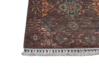 Handwoven Ariana Oriental Ziegler/Kazak rug, 275 x 81 cm, with intricate patterns in warm tones, from Orientmattor.