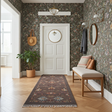 Handwoven Ariana Oriental Ziegler/Kazak rug by Orientmattor, 275 x 83 cm, showcasing intricate patterns and rich colors.