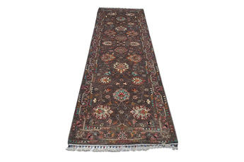 Handwoven Ariana Oriental rug from Orientmattor, Ziegler/Kazak style, 283 x 85 cm with intricate patterns and rich colors.