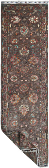 Handwoven Ariana Oriental Ziegler/Kazak rug by Orientmattor, 283 x 85 cm, intricate patterns and rich colors visible.