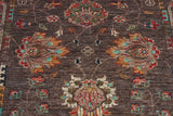 Handknuten Ariana Oriental Ziegler/Kazak rug, 283 x 85 cm, with intricate patterns and warm colors, by Orientmattor.
