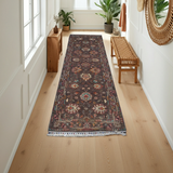Handwoven Ariana Oriental Ziegler/Kazak rug from Orientmattor, 283 x 85 cm, showcasing intricate patterns and vibrant colors.
