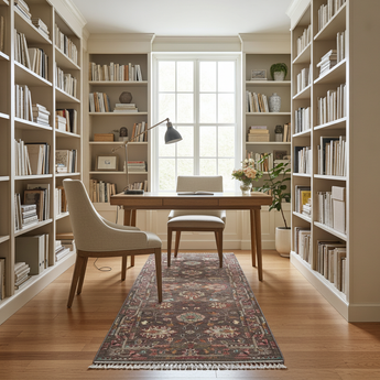 Orientmattor Ariana Oriental handknuten Ziegler/Kazak rug, 283x85 cm with intricate patterns and rich colors.