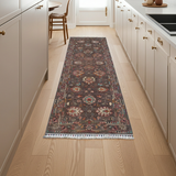 Handwoven Ariana Oriental Ziegler/Kazak rug from Orientmattor, 283 x 89 cm with intricate traditional patterns.