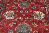 Handwoven Ariana Oriental Ziegler/Kazak rug in 288x80 cm with intricate patterns, crafted by Orientmattor.