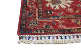 Handknuten Ariana Oriental Ziegler/Kazak rug, 288x80 cm, with intricate patterns and vibrant colors, by Orientmattor.