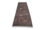 Handknuten Ariana Oriental Ziegler/Kazak rug, 288 x 86 cm, with intricate patterns and warm colors, by Orientmattor.
