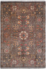 Handwoven Ariana Oriental Ziegler/Kazak rug by Orientmattor, 290x205 cm with intricate design and vibrant colors.