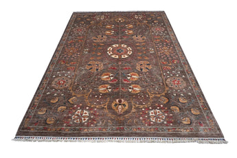 Handwoven Ariana Oriental Ziegler/Kazak rug, 290x205 cm, with intricate patterns and rich colors, from Orientmattor.